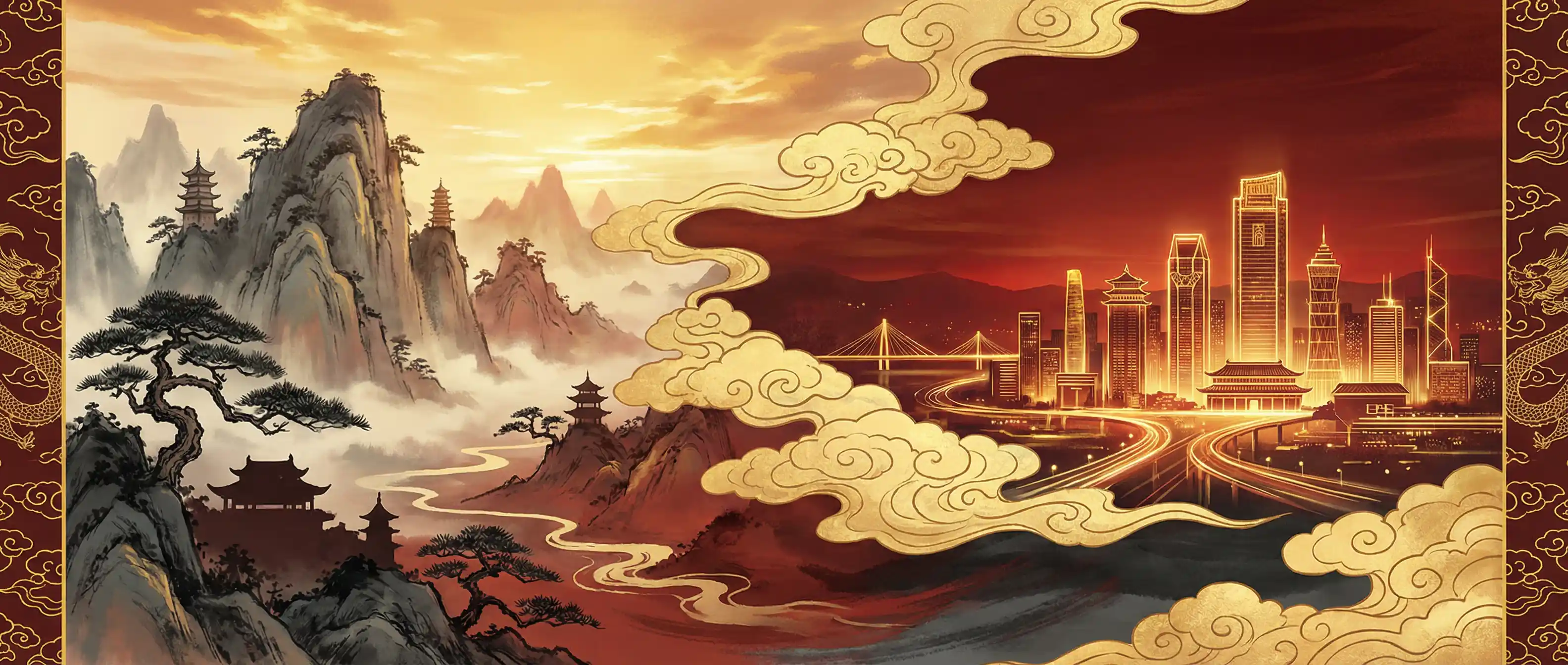 比特彗星破解版 华风推荐横幅背景
